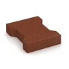 Aufsicht auf die Unterseite, also die Bodenseite von WARCO-Formteil 4460 - Pflasterstein im Format 20 × 16,5 × 4,3 cm | 0,0278 m².