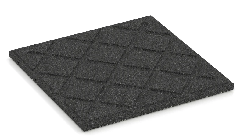 Drainagekanäle in quadratischer Anordnung