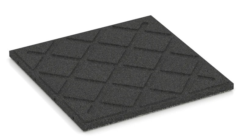 Drainagekanäle in quadratischer Anordnung