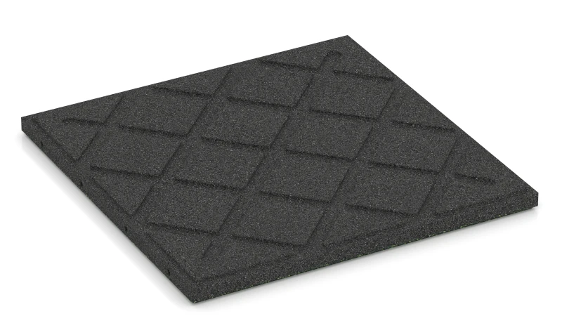 Drainagekanäle in quadratischer Anordnung
