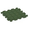 Aufsicht auf die Unterseite, also die Bodenseite von WARCO-Formteil 6991 - Ballspielplatte im Format 50 x 50 x 3 cm | 0,25 m².