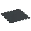Aufsicht auf die Unterseite, also die Bodenseite von WARCO-Formteil 6377 - Fitness-Bodenschutzmatte im Format 102,5 x 102,5 x 2 cm | 1,05 m².