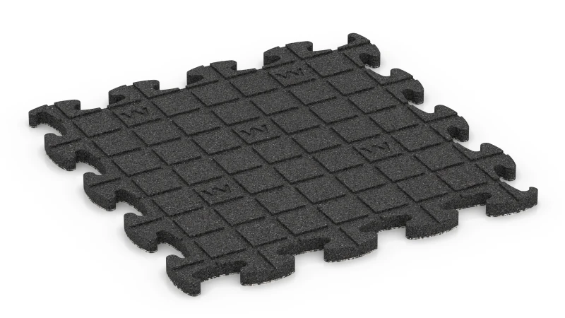 Quadratische Auflagepads mit breiten, flachen Drainagekanälen