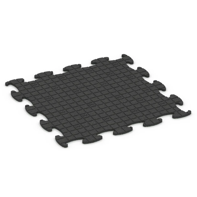 Aufsicht auf die Unterseite, also die Bodenseite von WARCO-Formteil 6834 - Fitness Active Floor System im Format 97,1 x 97,1 × 1,8 cm.