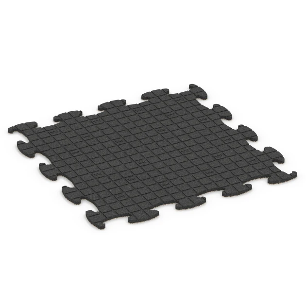 Aufsicht auf die Unterseite, also die Bodenseite von WARCO-Formteil 6838 - Fitness Active Floor System im Format 97,1 x 97,1 × 1,8 cm.