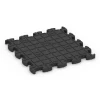 Aufsicht auf die Unterseite, also die Bodenseite von WARCO-Formteil 6878 - Fitness Max Floor System im Format 46 x 46 × 2,8 cm.