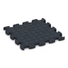 Aufsicht auf die Unterseite, also die Bodenseite von WARCO-Formteil 6882 - Fitness Max Floor System im Format 44,6 x 44,6 × 2,8 cm.