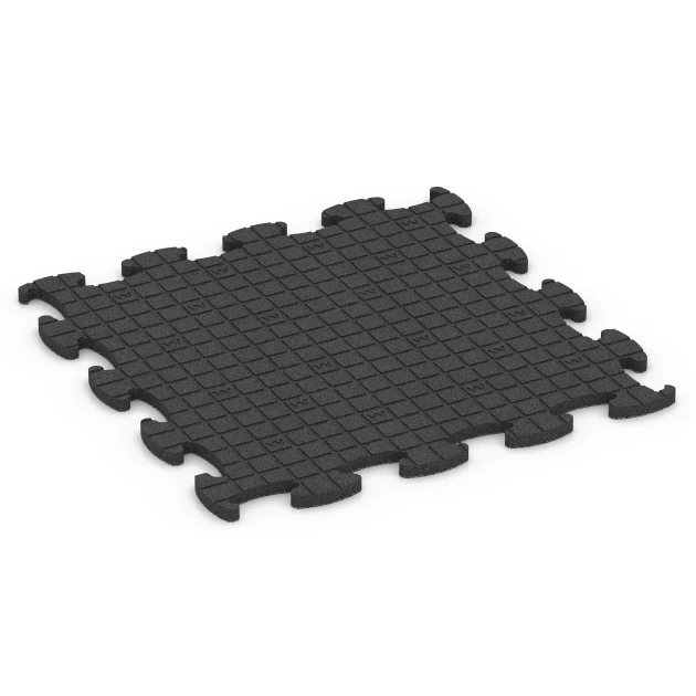 Aufsicht auf die Unterseite, also die Bodenseite von WARCO-Formteil 6852 - Fitness Active Floor System im Format 97,1 x 97,1 x 2,8 cm.