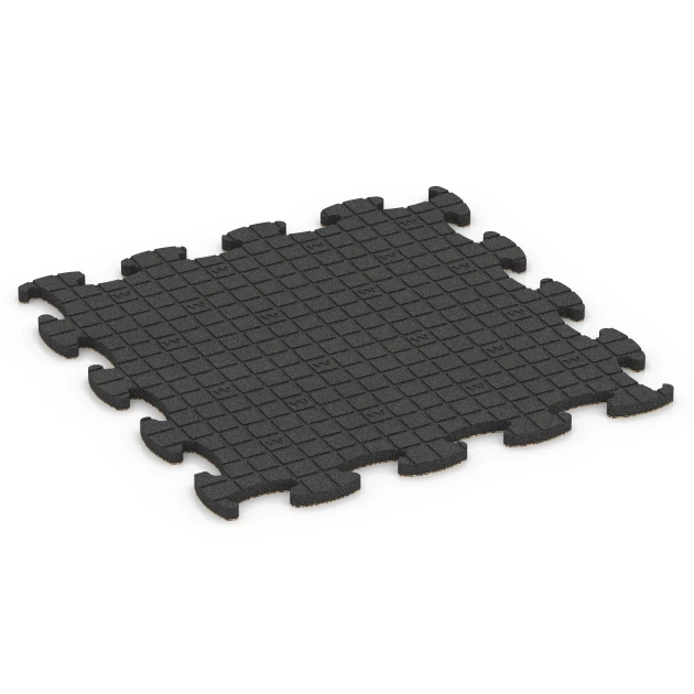 Aufsicht auf die Unterseite, also die Bodenseite von WARCO-Formteil 6853 - Fitness Active Floor System im Format 97,1 x 97,1 x 2,8 cm.