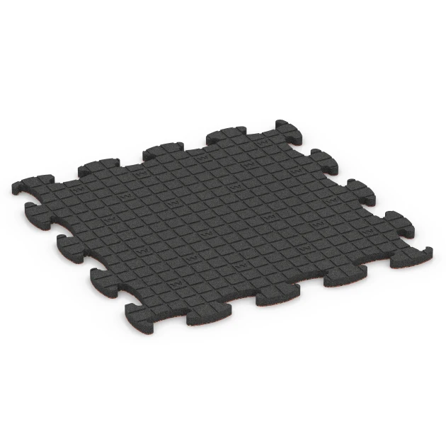 Aufsicht auf die Unterseite, also die Bodenseite von WARCO-Formteil 6854 - Fitness Active Floor System im Format 97,1 x 97,1 x 2,8 cm.
