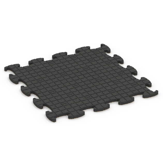 Aufsicht auf die Unterseite, also die Bodenseite von WARCO-Formteil 6858 - Fitness Active Floor System im Format 97,1 x 97,1 x 2,8 cm.