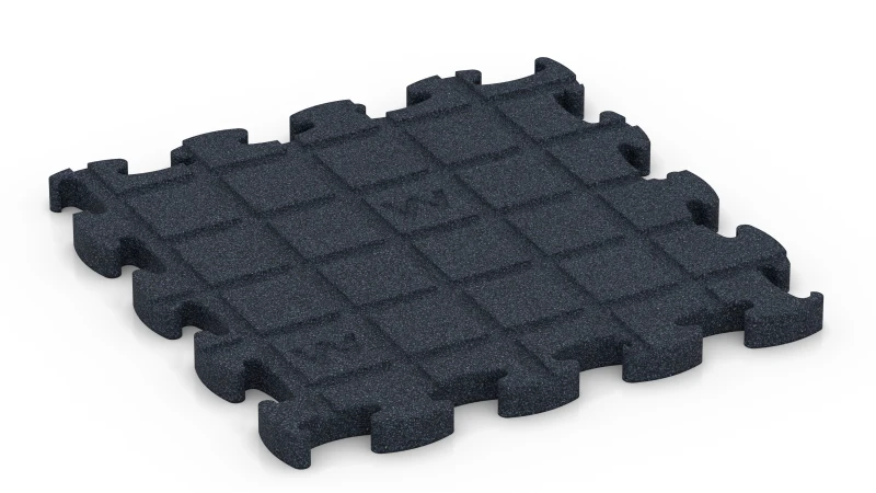 Quadratische Auflagepads mit breiten, flachen Drainagekanälen