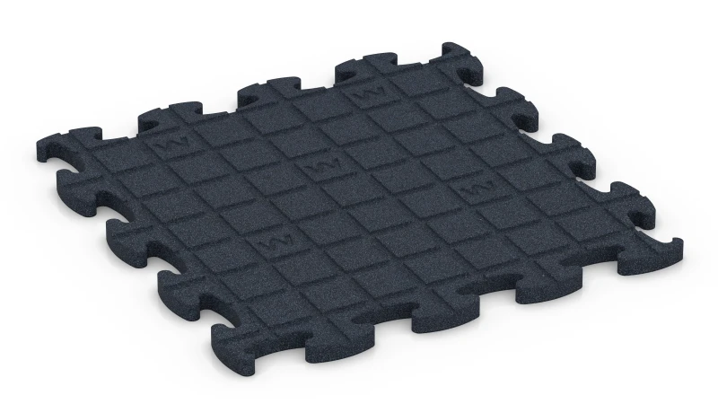 Quadratische Auflagepads mit breiten, flachen Drainagekanälen