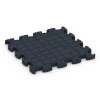 Aufsicht auf die Unterseite, also die Bodenseite von WARCO-Formteil 6967 - Fitness Premium Boden Plus im Format 45,9 x 45,9 x 2,8 cm.
