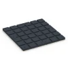Aufsicht auf die Unterseite, also die Bodenseite von WARCO-Formteil 7138 - Outdoor-Fitnessboden im Format 60 x 60 x 3 cm | 0,36 m².