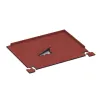 Typische Verlegung oder Einbausituation für den Artikel 4846 von WARCO - Eckplatte, Farbton Korallenrot in der Abmessung 235 x 235 x 30 mm.