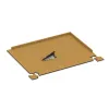Typische Verlegung oder Einbausituation für den Artikel 5316 von WARCO - Eckplatte, Farbton Zitronengelb in der Abmessung 235 x 235 x 30 mm.
