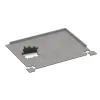 Typische Verlegung oder Einbausituation für den Artikel 4684 von WARCO - Eckplatte HD, Farbton Grau Melange in der Abmessung 235 x 235 x 18 mm.