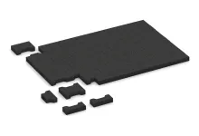 Verbundpflaster – Doppel-T Fallschutz-Pflaster 4,3 cm - EN 1177 ≤ 80 cm