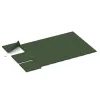 Typische Verlegung oder Einbausituation für den Artikel 0570 von WARCO - Wandschutzplatte, Farbton Grasgrün in der Abmessung 500 x 500 x 30 mm.
