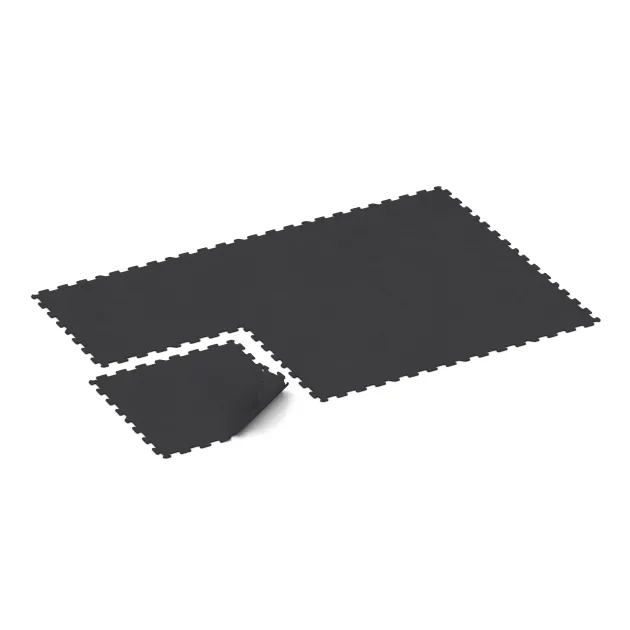 Typische Verlegung oder Einbausituation für den Artikel 1048 von WARCO - Treppenbelag, Farbton Anthrazit matt in der Abmessung 970 x 970 x 8 mm | 0,94 m.
