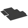 Typische Verlegung oder Einbausituation für den Artikel 2428 von WARCO - Übergangsrampe 75 cm, Farbton Anthrazit in der Abmessung 75 x 30 cm | 8 < 40 mm.