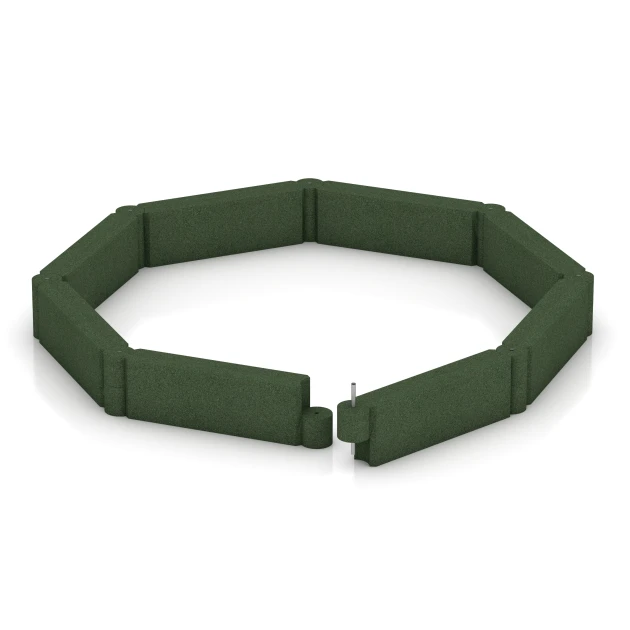 Typische Verlegung oder Einbausituation für den Artikel 2576 von WARCO - Kettenelement, Farbton Grasgrün in der Abmessung 1000 x 150 x 300 mm.