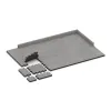 Typische Verlegung oder Einbausituation für den Artikel 5227 von WARCO - Poolfliese Fugenlos, Farbton Grau Melange in der Abmessung 306 x 306 x 30 mm.