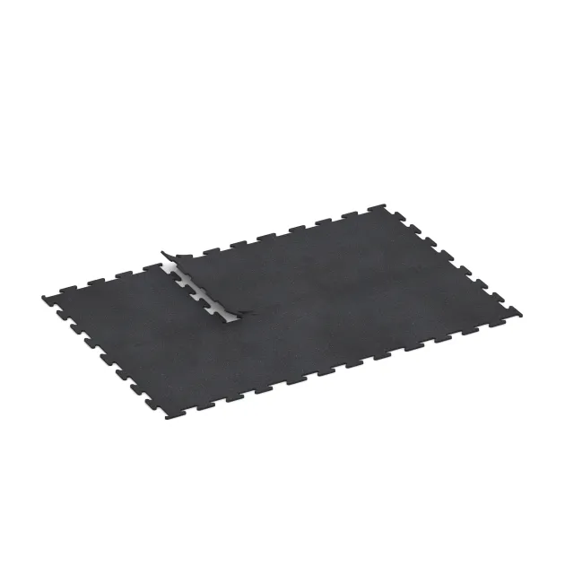 Typische Verlegung oder Einbausituation für den Artikel 3757 von WARCO - Fitness Performance Elite Trainingsboden, Farbton Leicht Rot Gesprenkelt in der Abmessung 1000 x 1000 x 15 mm.