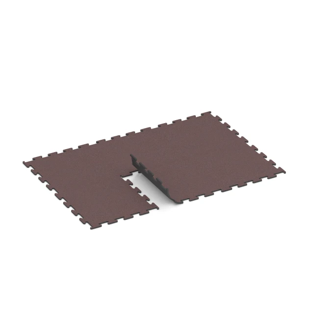 Typische Verlegung oder Einbausituation für den Artikel 6149 von WARCO - Fitness Performance Elite Trainingsboden, Farbton Mineralrot in der Abmessung 100 x 100 x 2 cm | 1,00 m².