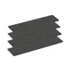 Typische Verlegung oder Einbausituation für den Artikel 6283 von WARCO - Fallschutzplatten, Farbton Anthrazit in der Abmessung 50 x 50 x 4 cm.
