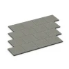 Typische Verlegung oder Einbausituation für den Artikel 6423 von WARCO - Fallschutzplatte – 120 cm, Farbton Grauer Granit in der Abmessung 50 x 50 x 4 cm.