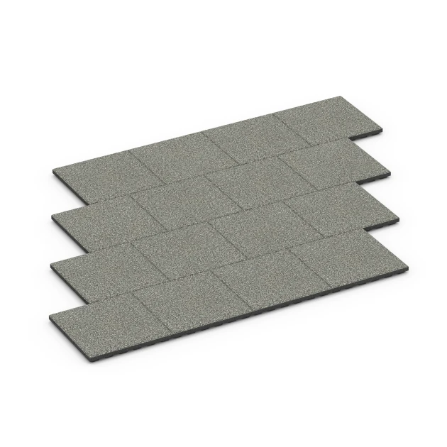 Typische Verlegung oder Einbausituation für den Artikel 6423 von WARCO - Fallschutzplatte – 120 cm, Farbton Grauer Granit in der Abmessung 50 x 50 x 4 cm.