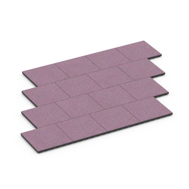 Typische Verlegung oder Einbausituation für den Artikel 6427 von WARCO - Fallschutzplatte – 120 cm, Farbton Lavendel in der Abmessung 50 x 50 x 4 cm.