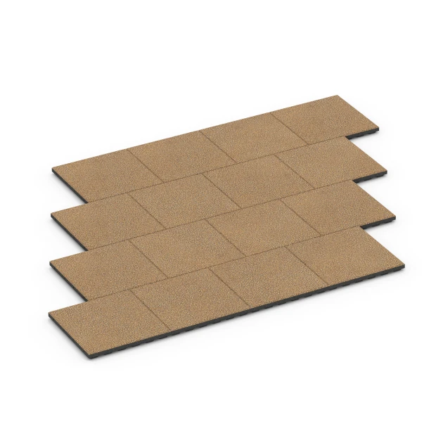 Typische Verlegung oder Einbausituation für den Artikel 6371 von WARCO - Terrassenplatte Classic, Farbton Rattan Lounge in der Abmessung 50 x 50 x 4 cm.