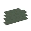 Typische Verlegung oder Einbausituation für den Artikel 6415 von WARCO - Fallschutzplatte – 90 cm, Farbton Englischer Rasen in der Abmessung 50 x 50 x 3 cm.