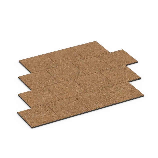 Typische Verlegung oder Einbausituation für den Artikel 6416 von WARCO - Fallschutzplatte – 90 cm, Farbton Terra Cotta in der Abmessung 50 x 50 x 3 cm.