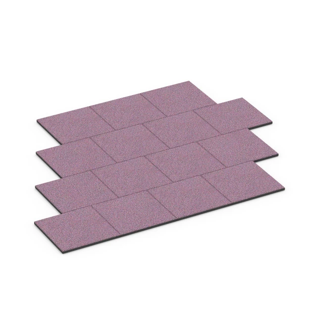 Typische Verlegung oder Einbausituation für den Artikel 6418 von WARCO - Fallschutzplatte – 90 cm, Farbton Lavendel in der Abmessung 50 x 50 x 3 cm.