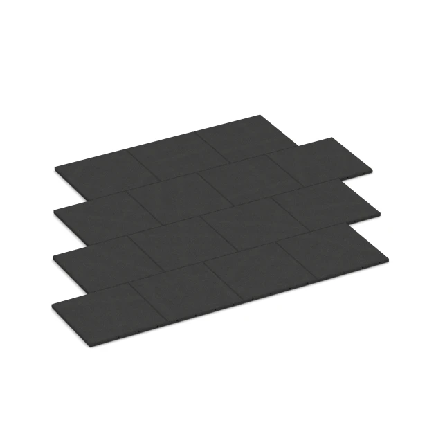 Typische Verlegung oder Einbausituation für den Artikel 6127 von WARCO - Fallschutzplatte – 95 cm, Farbton Anthrazit in der Abmessung 50 x 50 x 3 cm | 0,25 m².