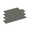 Typische Verlegung oder Einbausituation für den Artikel 6413 von WARCO - Fallschutzmatte EPDM – 90 cm, Farbton Dunkelgrauer Granit in der Abmessung 50 x 50 x 3 cm | 0,25 m².
