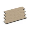 Typische Verlegung oder Einbausituation für den Artikel 6446 von WARCO - Fallschutzplatte – 210 cm, Farbton Travertin in der Abmessung 50 x 50 x 7 cm.