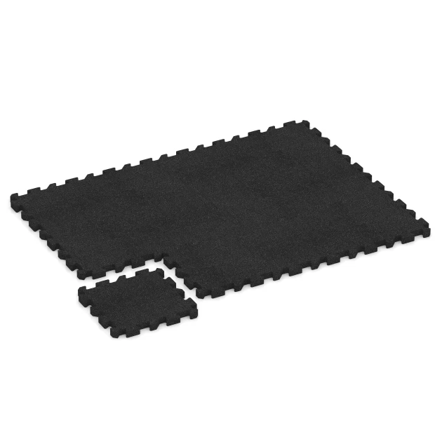 Typische Verlegung oder Einbausituation für den Artikel 6302 von WARCO - Fallschutz-Puzzlematte, Farbton Anthrazit in der Abmessung 50 x 50 x 4 cm | 0,25 m².