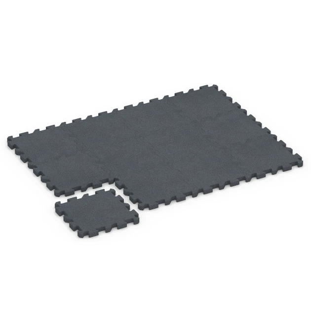 Typische Verlegung oder Einbausituation für den Artikel 6400 von WARCO - Fallschutzplatte - 150 cm, Farbton Schiefergrau in der Abmessung 50 x 50 x 4 cm | 0,25 m².