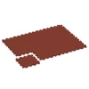 Typische Verlegung oder Einbausituation für den Artikel 6988 von WARCO - Fitness Bodenschutzmatte, Farbton Ziegelrot in der Abmessung 50 x 50 x 3 cm | 0,25 m².