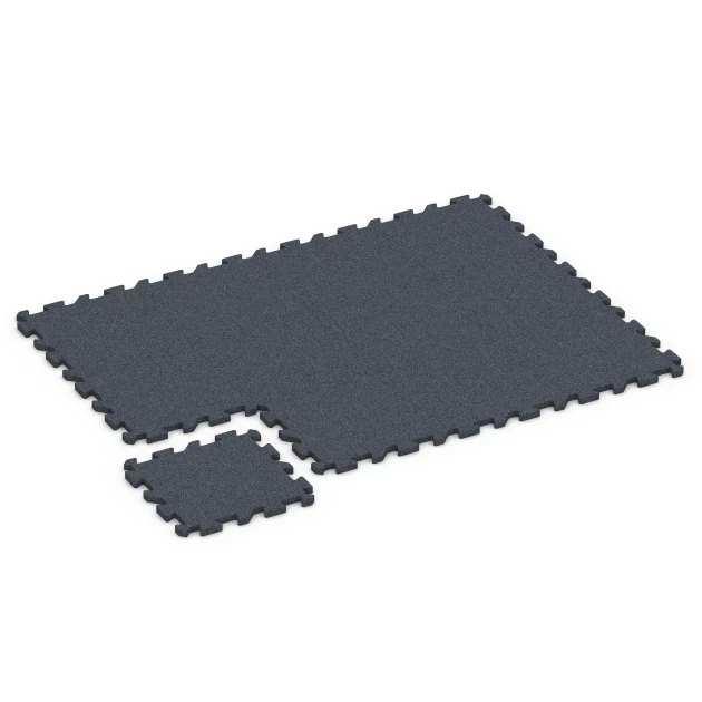 Typische Verlegung oder Einbausituation für den Artikel 6992 von WARCO - Fitness Bodenschutzmatte, Farbton Schiefergrau in der Abmessung 50 x 50 x 3 cm | 0,25 m².