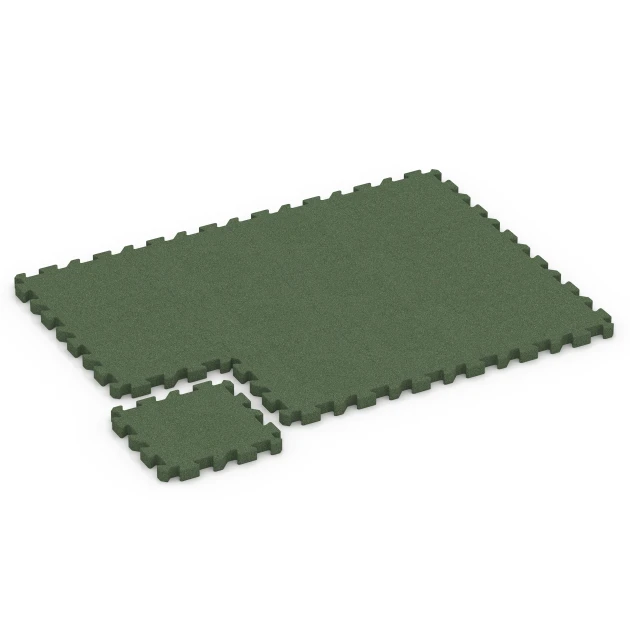 Typische Verlegung oder Einbausituation für den Artikel 6307 von WARCO - Fallschutz-Puzzlematte, Farbton Grasgrün in der Abmessung 50 x 50 x 5 cm | 0,25 m².