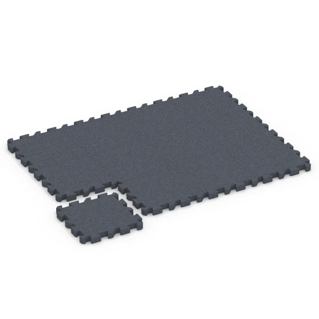 Typische Verlegung oder Einbausituation für den Artikel 6317 von WARCO - Fallschutz-Puzzlematte, Farbton Schiefergrau in der Abmessung 50 x 50 x 5 cm | 0,25 m².