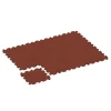 Typische Verlegung oder Einbausituation für den Artikel 6313 von WARCO - Fallschutz-Puzzlematte, Farbton Ziegelrot in der Abmessung 50 x 50 x 2 cm | 0,25 m².