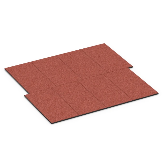 Typische Verlegung oder Einbausituation für den Artikel 6382 von WARCO - Stallmatte, Farbton Ziegelrot in der Abmessung 100 x 50 x 3 cm | 0,50 m².