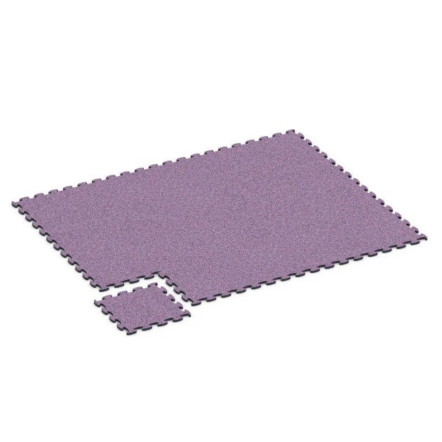 Typische Verlegung oder Einbausituation für den Artikel 6783 von WARCO - Gymnastikmatte, Farbton Lavendel in der Abmessung 44,6 x 44,6 x 1,8 cm.